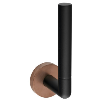 LARISSA držák toaletního papíru rezervní, černá/měď mat WS018BC 60579