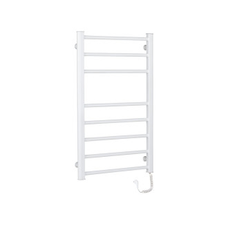CERANO Elektrický sušák ručníků Domenico bílá lesklá  860x550 mm LIV-W-ER-8-55