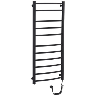 CERANO Elektrický sušák ručníků Luca černá matná 1160x550 mm LIV-EG-11-55