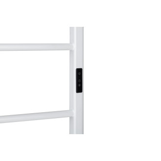 CERANO Elektrický sušák ručníků Luca, s displejem bílá lesklá 660x550 mm LIV-W-EG-6-55