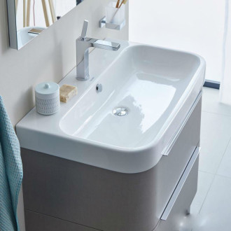 Umyvadlo Duravit Happy D.2 80x50,5 cm otvor pro baterii uprostřed 2318800000