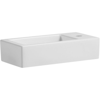 CERANO Keramické umývátko Roberto, závěsné pravé bílá lesklá 36,5x18 cm CER-417209R