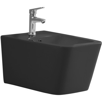 CERANO Keramický závěsný bidet Forte černá mat CER-538756