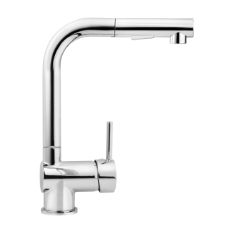 Invena PATRAS BZ-43-W01-C Dřezová baterie s vytahovací sprchou, chrom