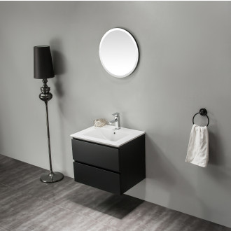 CERANO Koupelnová skříňka Carole+keram.umyvadlo Todo černá matná 100x49,8x46cm CER-476330