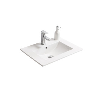CERANO Koupelnová skříňka Carole+keramické umyvadlo Todo přírodní 60x49,8x46cm CER-476336