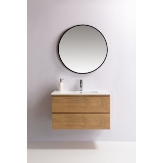 CERANO Koupelnová skříňka Carole+keramické umyvadlo Todo přírodní 80x49,8x46cm CER-476339