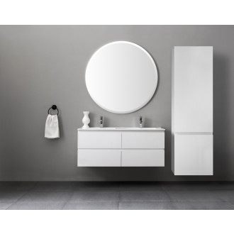 CERANO Koupelnová skříňka pod umyvadlo Carole bílá matná 120x49,8x45 cm CER-431563