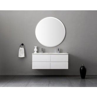 CERANO Koupelnová skříňka pod umyvadlo Carole bílá matná 120x49,8x45 cm CER-431563