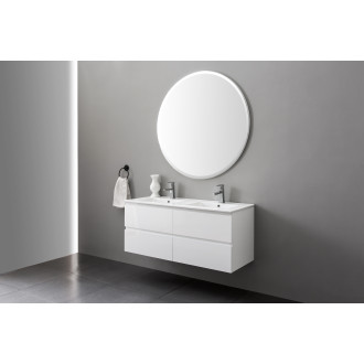 CERANO Koupelnová skříňka pod umyvadlo Carole bílá matná 120x49,8x45 cm CER-431563