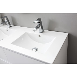 CERANO Koupelnová skříňka pod umyvadlo Carole bílá matná 120x49,8x45 cm CER-431563