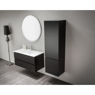 CERANO Koupelnová skříňka pod umyvadlo Carole černá matná 100x49,8x46 cm CER-431575