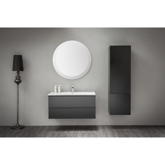 CERANO Koupelnová skříňka vysoká Carole černá matná 45x150x34 cm CER-431644