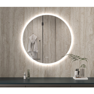 CERANO - Koupelnové LED zrcadlo Aureo - Ø 60 cm