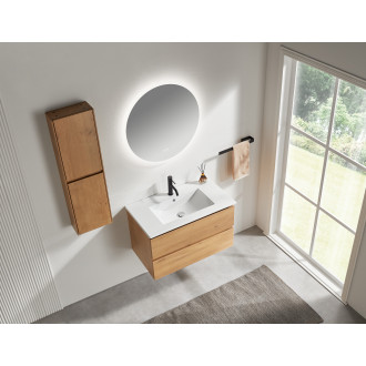 CERANO - Koupelnové LED zrcadlo Aureo - Ø 90 cm