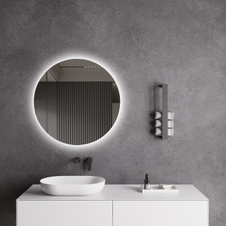 CERANO - Koupelnové LED zrcadlo Libro - O 60 cm CER-476723