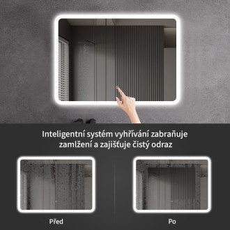 CERANO Koupelnové LED zrcadlo Speculare 70x70 cm CER-429280