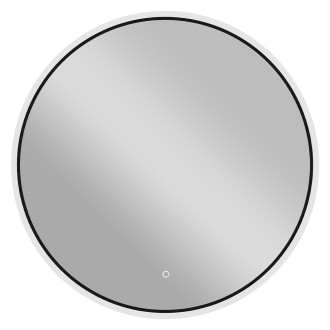 CERANO Koupelnové LED zrcadlo Velo, kovový rám černá matná 80 cm CER-NT8232H81