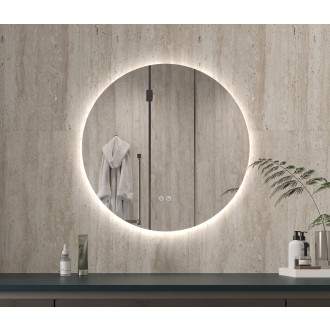 CERANO - Koupelnové LED zrcadlo Verido - O 100 cm CER-537373