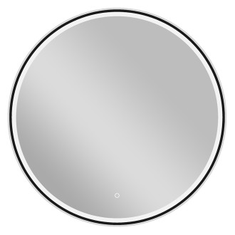 CERANO Koupelnové LED zrcadlo Vito, kovový rám černá matná 60 cm CER-NT8232G60