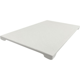 CERANO - Kryt odtoku pro vaničky Gusto - bílá matná - 19,5x11,8 cm