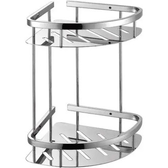 CERANO Nástěnná koupelnová polička Alto chrom CER-479512