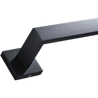 CERANO Nástěnný držák na ručníky Alto - černá matná CER-479314