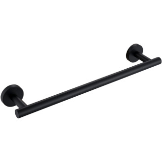 CERANO Nástěnný držák na ručníky Lineo - černá matná CER-479416