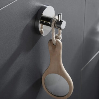 CERANO - Nástěnný věšák na ručníky Lineo - chrom