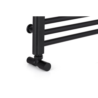 CERANO Otopné těleso Alberto- kombinované 716W černá matná 1180x650 mm LIV-WR-25-65