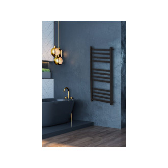 CERANO Otopné těleso Fulgidus kombinované D5 503W černá matná 880x430 mm CER-L9040B