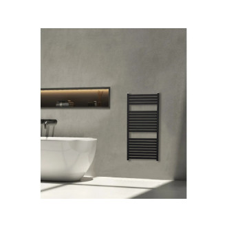 CERANO Otopné těleso Vincenzo kombinované 300W černá matná 970x450 mm LIV-WB-20-45
