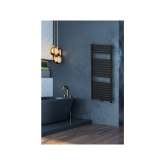 CERANO Otopné těleso Vincenzo kombinované D5 300W černá matná 970x450 mm LIV-WB-20-45H