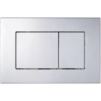 CERANO Ovládací tlačítko pro 2 množství splachování ABS chrom CER-476900