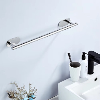 CERANO - Samolepící držák na ručníky Reno - chrom - 60 cm