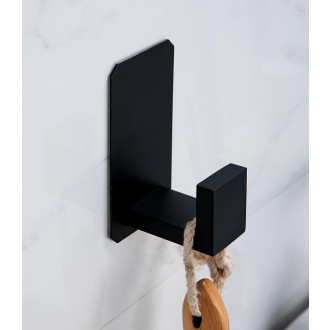 CERANO - Samolepící věšák na ručníky Lago - černá matná