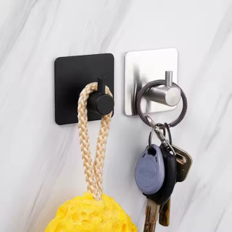 CERANO - Samolepící věšák na ručníky Reno - chrom