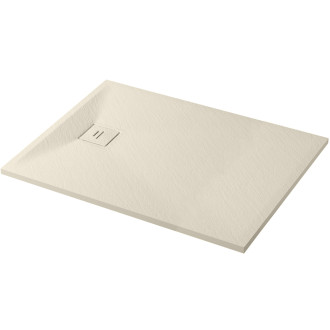CERANO - Sprchová vanička obdelníková Pablo - béžová - 110x90 cm