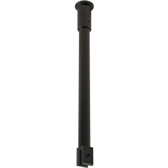 CERANO - Sprchová vzpěra kulatá - vertikální do stropu - 40 cm - černá matná