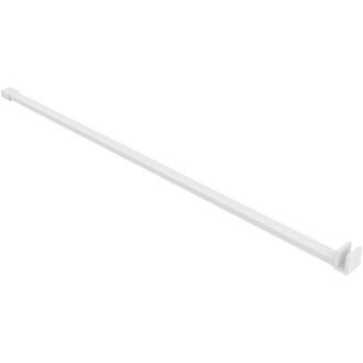 CERANO - Sprchová vzpěra plochá - bílá - 150 cm