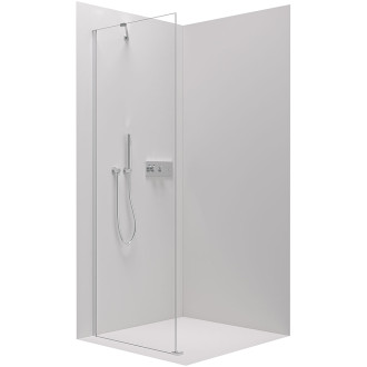 CERANO Sprchová zástěna pro dveře L/P chrom, transp.sklo 90x190 cm, pevná CER-420258