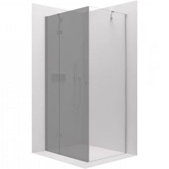 CERANO Sprchová zástěna pro dveře L/P chrom, transp.sklo 90x190 cm, pevná CER-420258