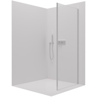 CERANO Sprchová zástěna pro dveře L/P chrom, transp.sklo 80x195cm pevná CER-425641