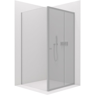 CERANO Sprchová zástěna Varone L/P chrom, transp.sklo 100x195cm pevná CER-DY505-100-195-SG