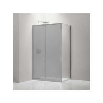 CERANO Sprchová zástěna Varone L/P chrom, transp.sklo 100x195cm pevná CER-DY505-100-195-SG