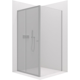 CERANO Sprchová zástěna Varone L/P chrom, transp.sklo 80x195cm pevná CER-DY505-80-195-SG