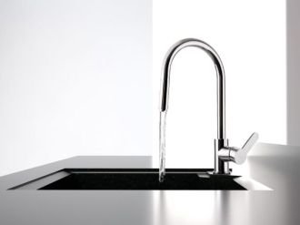 Invena ELIA BZ-89-W01-C Dřezová baterie s vytahovací sprchou, chrom