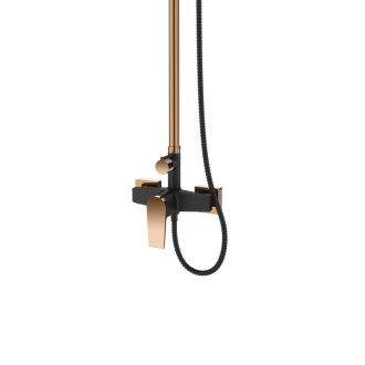 Invena MIDNIGHT AU-35-D14-V Sprchový set s  baterií, zlato-černá