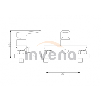 Invena DOKOS BN-19-001-V Sprchová baterie, chrom
