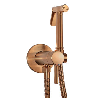 REA Podomítková bidetová baterie LUNGO LOOP Copper Brush -B6314 REA-B6314